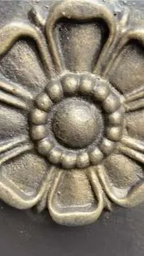 Instagram reel cover: Faux bronze medallion · Apr 2023