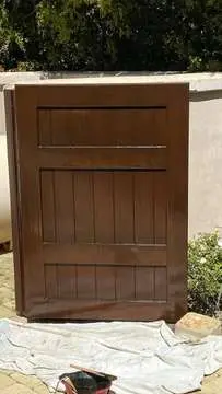 Instagram reel cover: Stained gate, faux finish · Mar 2023